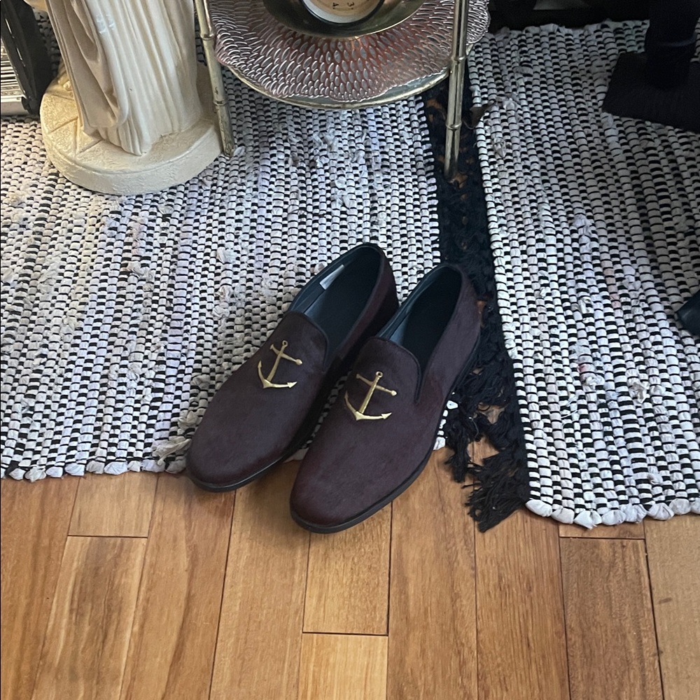 Men's Sperry Brown Loafers with Gold Accent